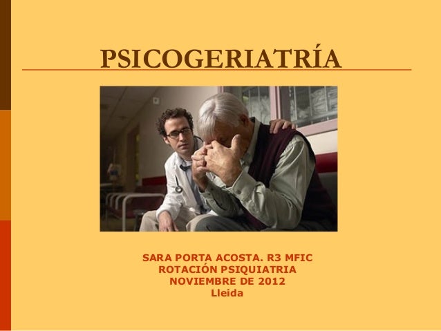 psicogeriatria